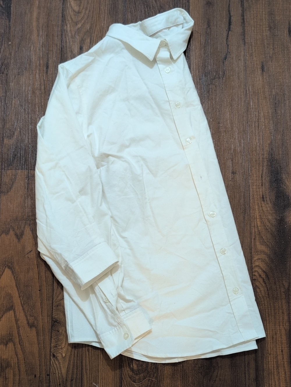 Wildfang The Essential LS Oxford Button Up Shirt White - Size 2X